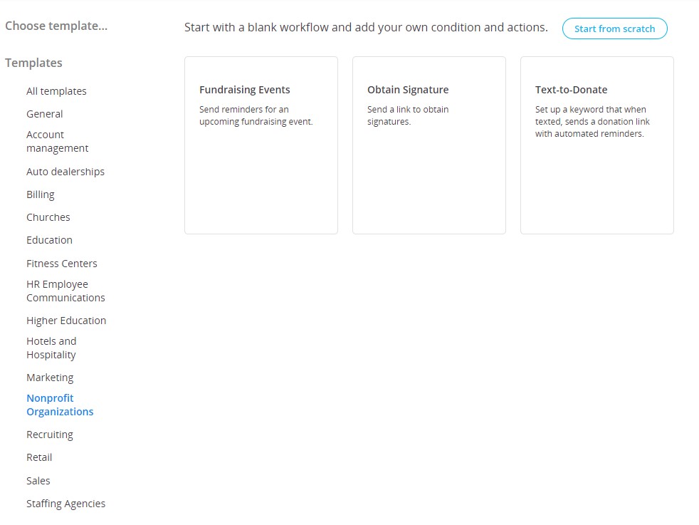 text messaging for nonprofits